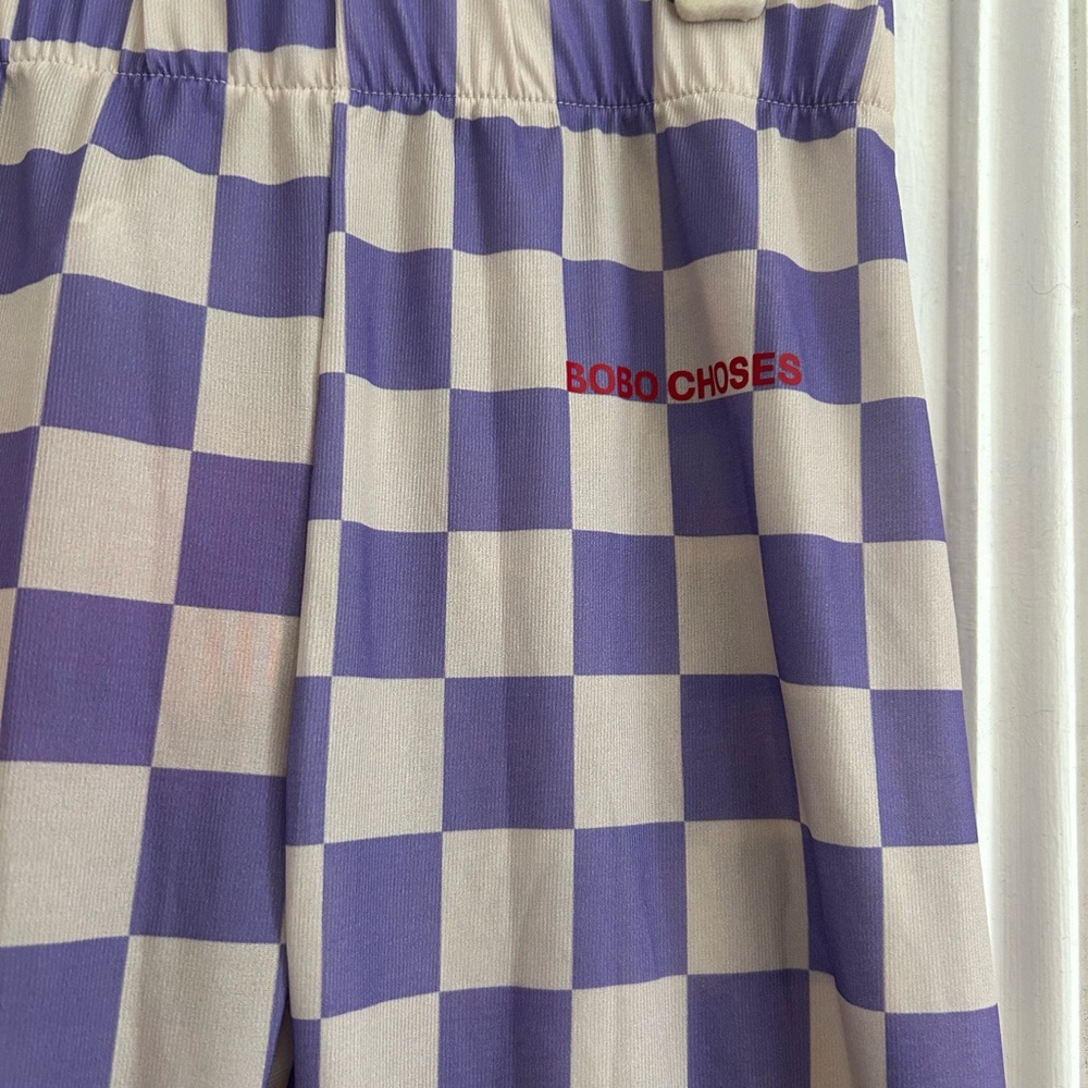 Bobo Choses Purple Checkered Women’s Bottoms